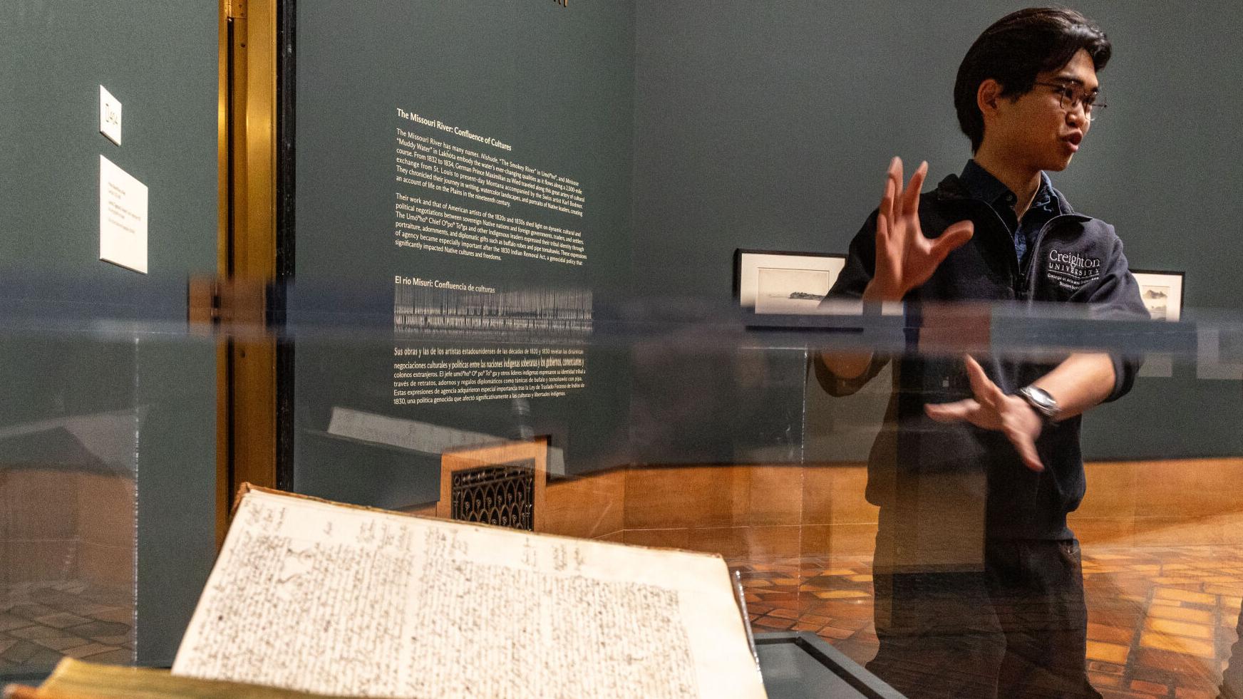 The Joslyn, Creighton team up on exhibit showing explorers' meetings with Native Americans